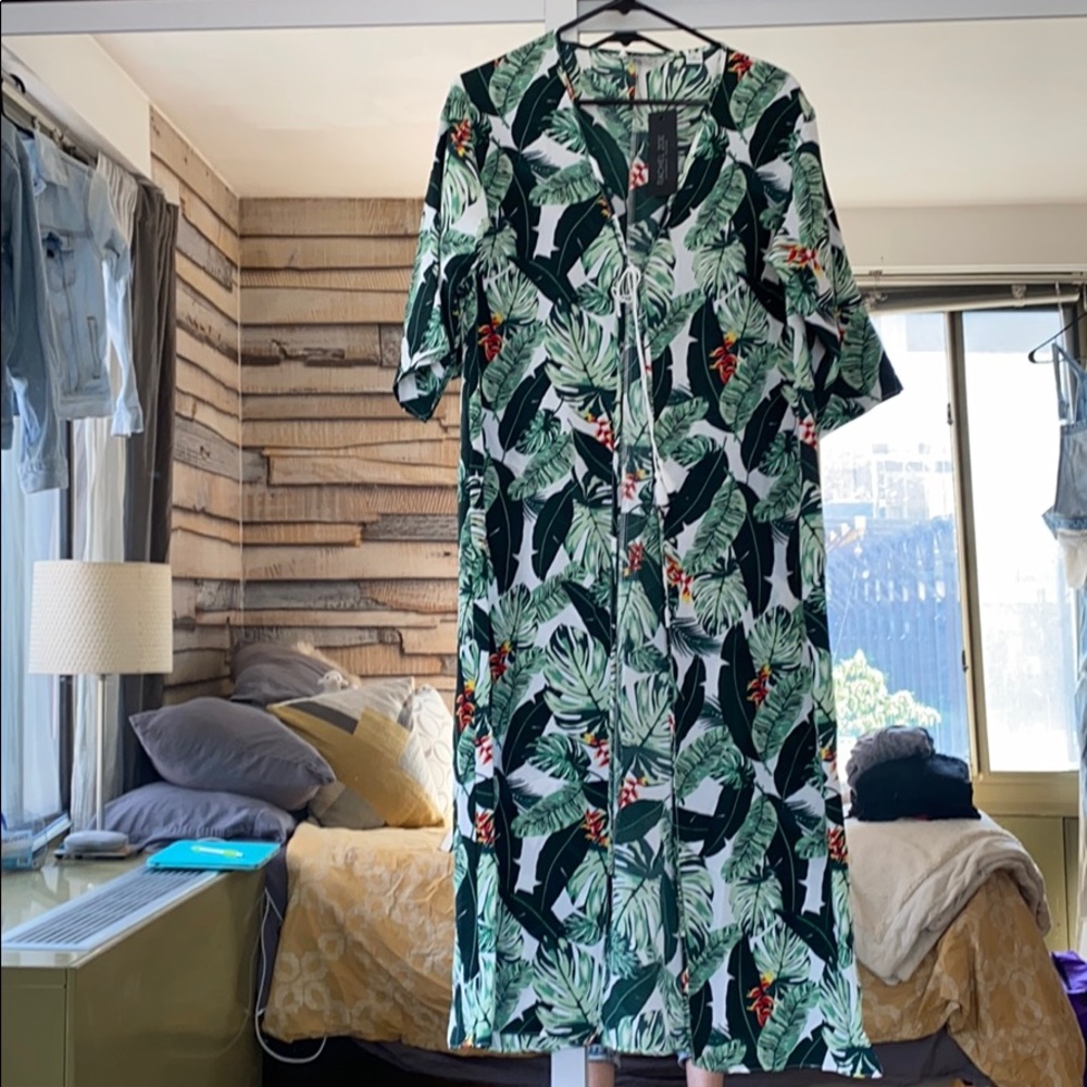 Rachael Zoë Cover up print green